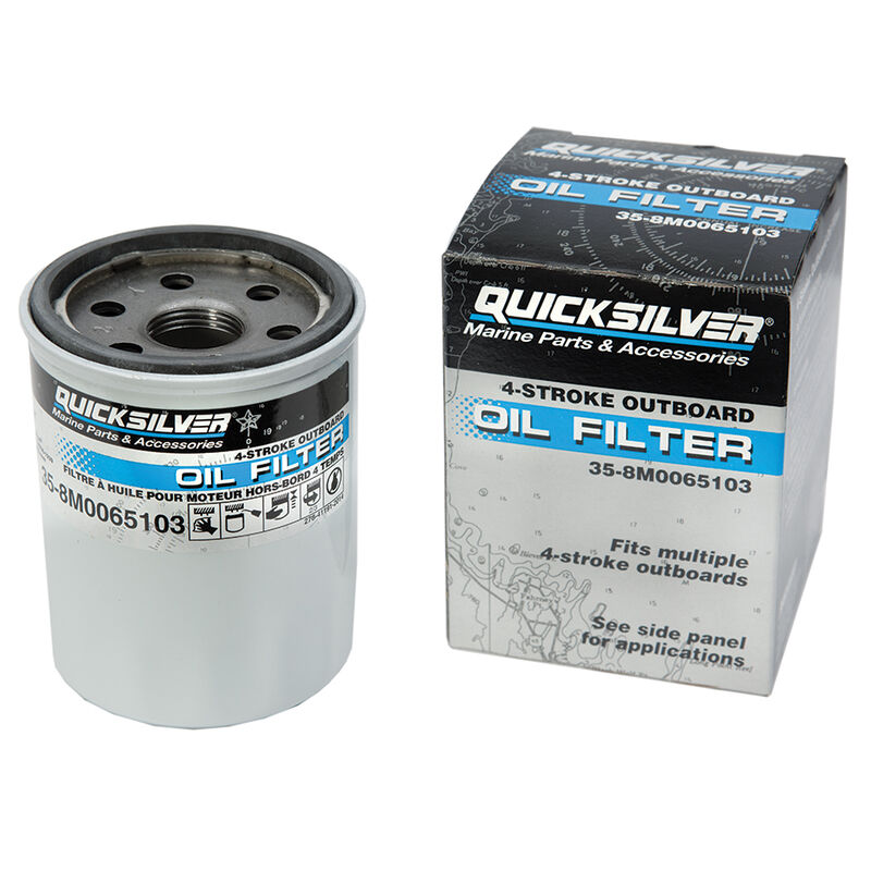 Quicksilver 4-Stroke Outboard Oil Filter image number 1