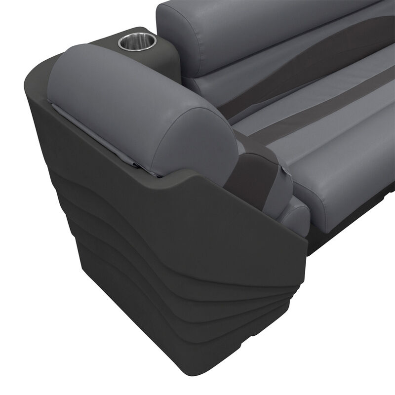 Wise Premier Pontoon Boat Seat Lean-Back Lounge, Right Side image number 4