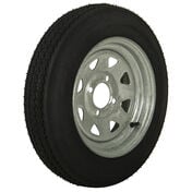 Tredit H188 4.80 x 12 Bias Trailer Tire, 4-Lug Spoke Galvanized Rim