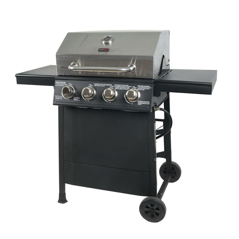 Grill Boss 4-Burner Gas Grill with Side Burner image number 12