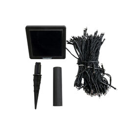 Touch of ECO LITEUP125 Outdoor Solar LED String Lights, Blue