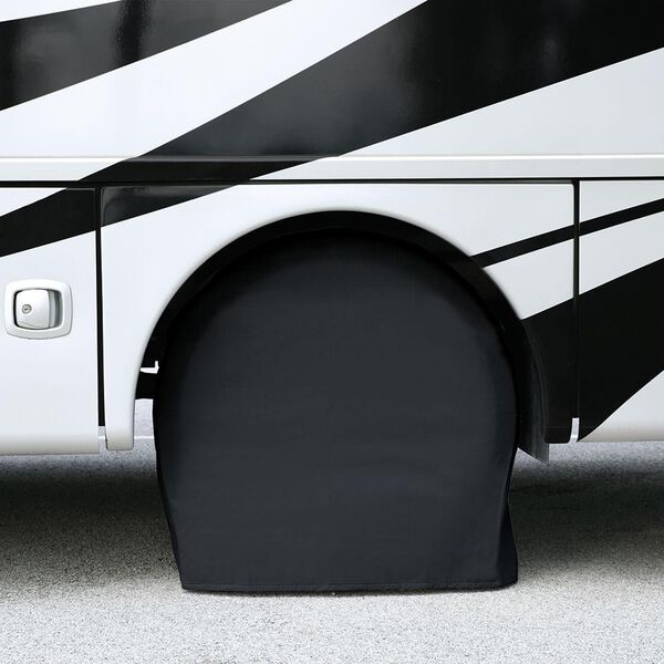 Elements Black Tire Covers, 40" 42" (Pair) Overton's