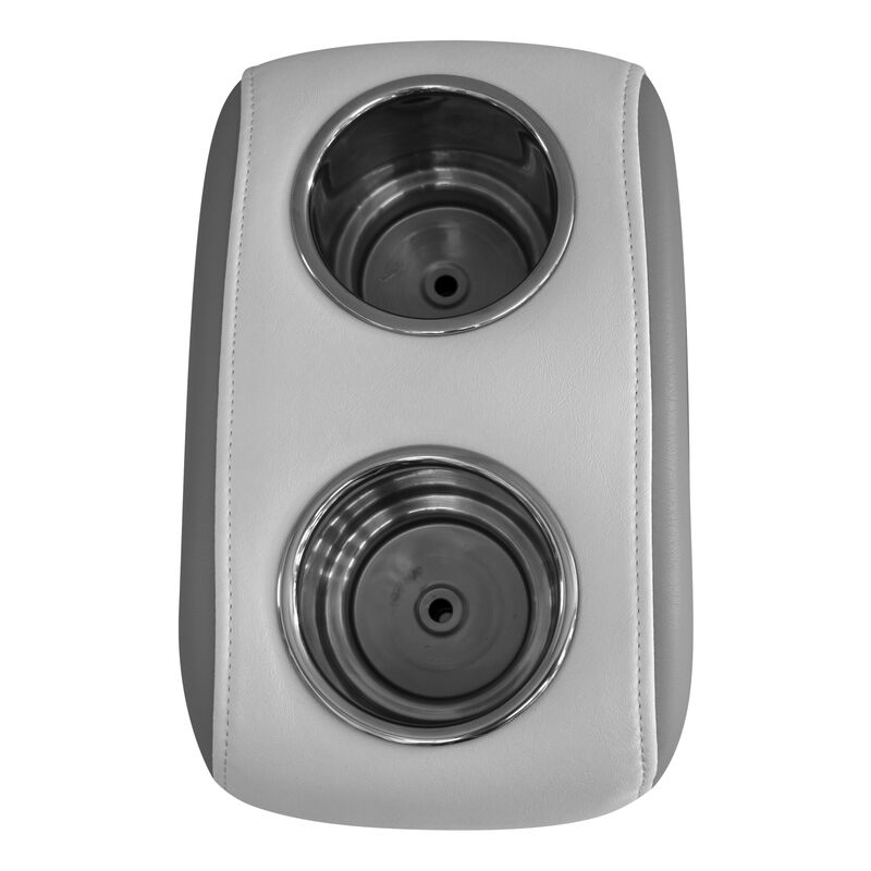 Wise Portable Stainless Double Drink Holder for Pontoon Furniture image number 4