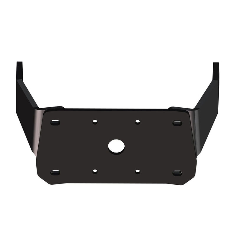 Power-Pole Pontoon Mount, 16"-17.5" Face, Black