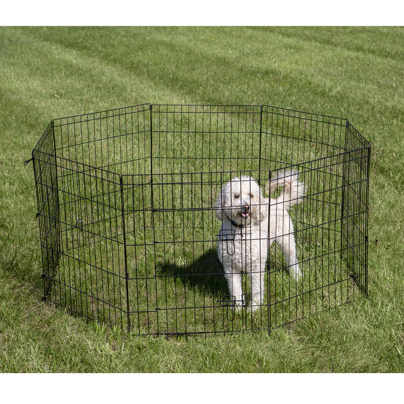 8 Panel Playpen for Small Dogs and Pets, 30&quot;H image number 6