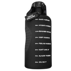 Elkay Home Black 64oz Motivational Water Bottle