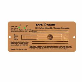 Safe T Alert 35 Series Dual CO/LP Gas Detector, Flush Mount, Brown