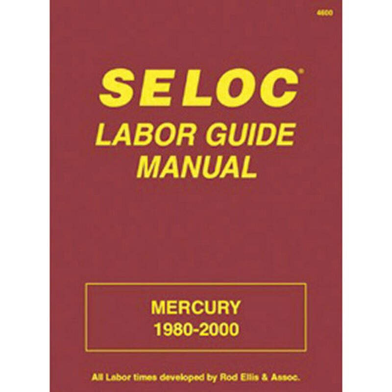 Sierra Seloc Labor Manual For Mercury Engine, Sierra Part #18-04600 image number 1
