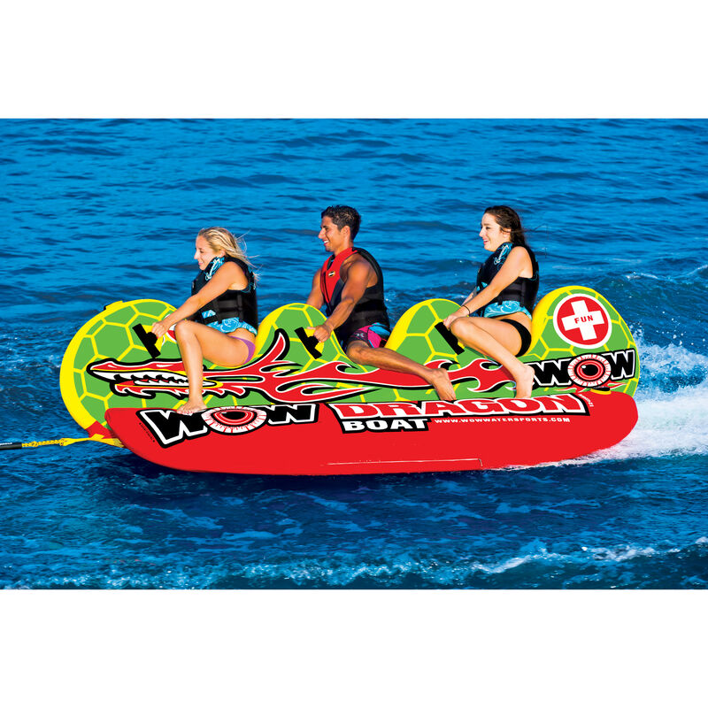 WOW Dragon Boat Towable Tube image number 4