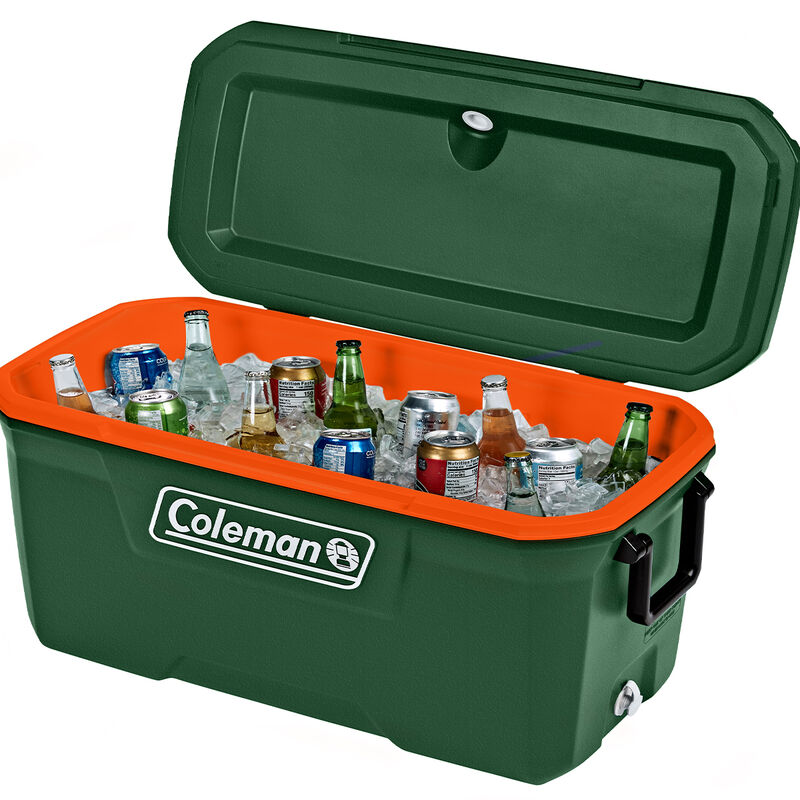 Coleman 316 Series 70-Quart Hard Ice Chest Cooler, Olive image number 4