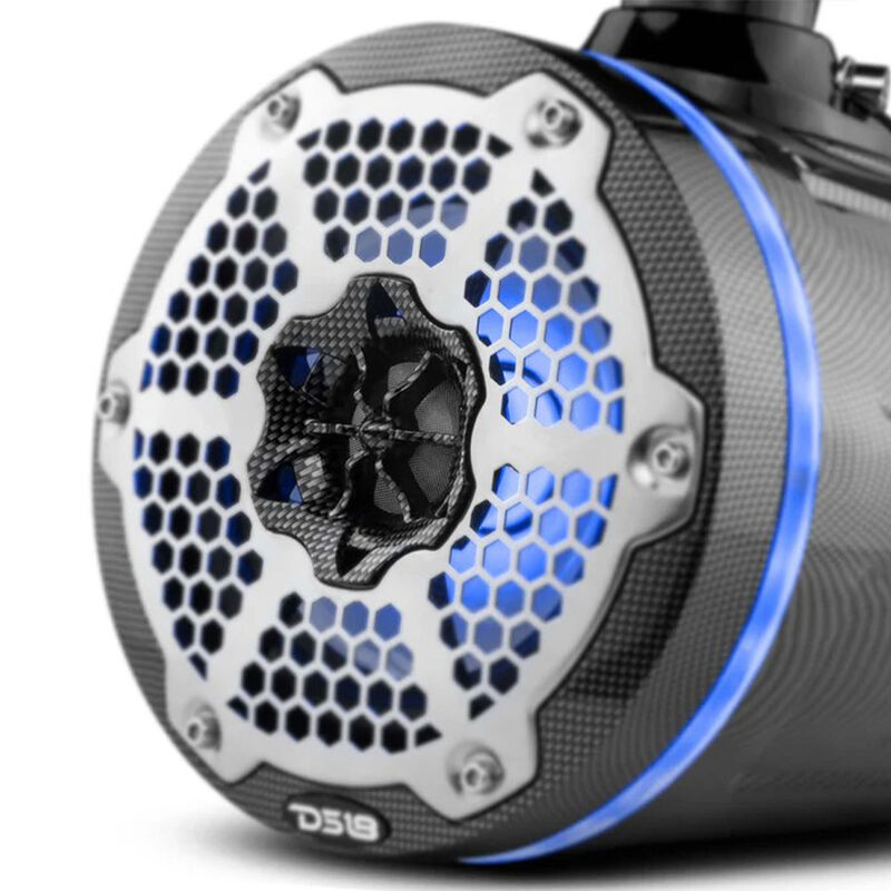 DS18 NXL-X6TP 6.5" Marine Tower Speakers with RGB LED Lights, Pair image number 9