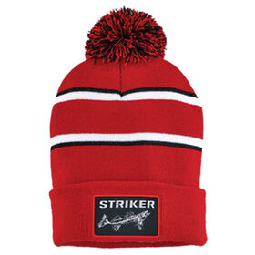 Striker Ice Striped Pom Hat