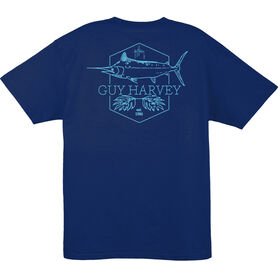 Guy Harvey Men's Scratchy Short-Sleeve Tee