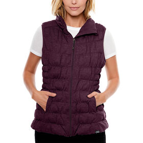 Be Boundless Women's Quilted Melange Knit Vest