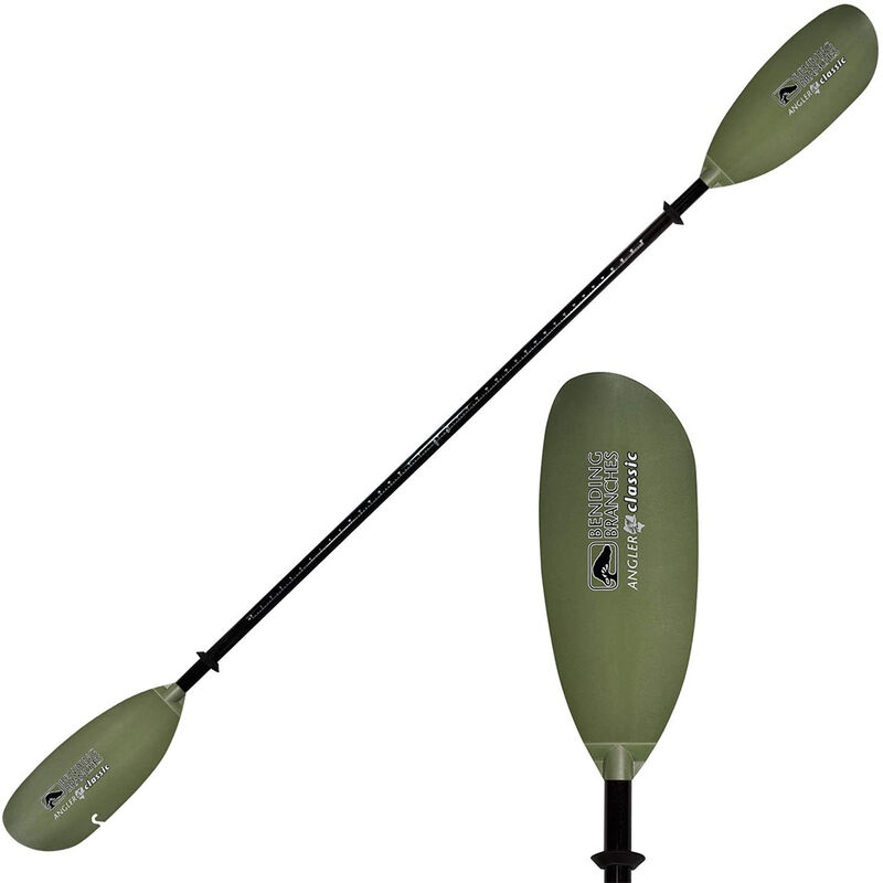 Bending Branches Angler Classic Snap-Button Kayak Paddle, Sage image number 1
