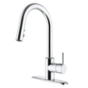 Empire RV Metal Single-Lever Kitchen Faucet with Pull-Down Sprayer