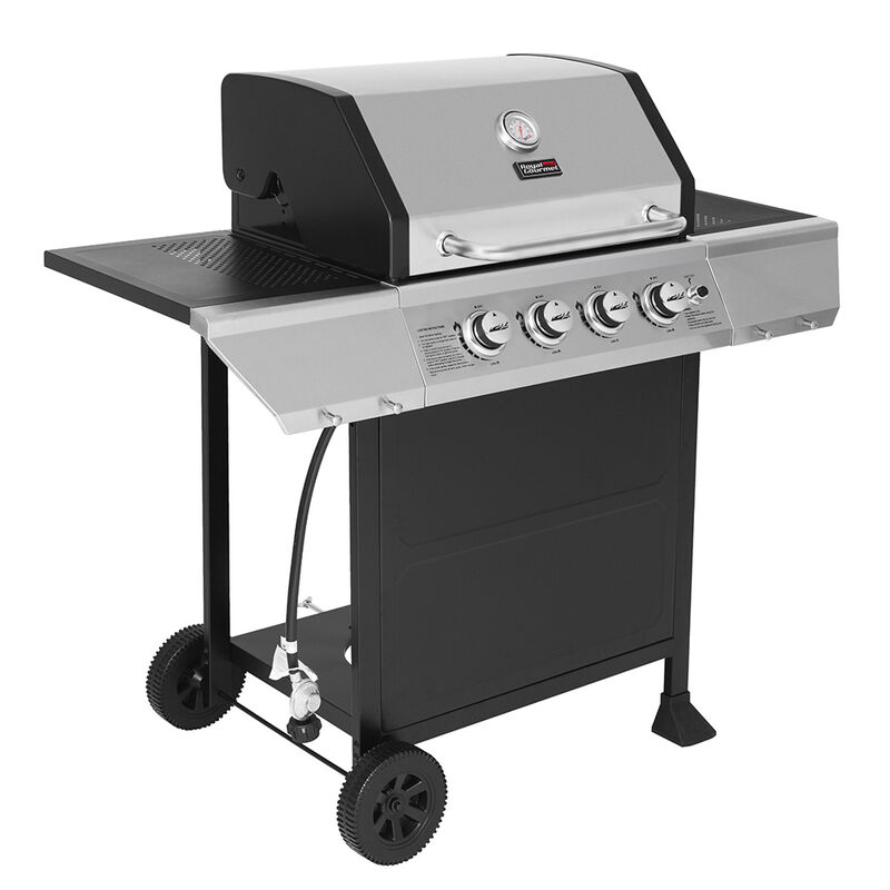 Royal Gourmet 4-Burner Propane Gas Grill with 2 Side Shelves image number 13