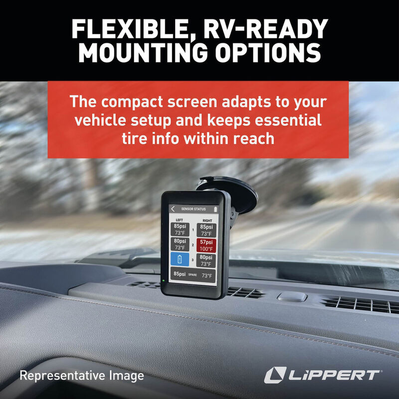 Lippert Tire Linc PRO RV TPMS Tire Pressure Monitoring System LCD Monitor image number 5