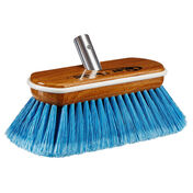 Star brite Premium Medium-Wash Brush (Blue) - Synthetic Wood Block with Bumper