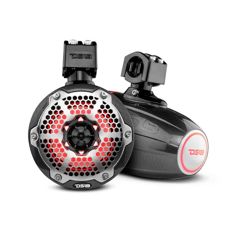 DS18 NXL-X6TP 6.5" Marine Tower Speakers with RGB LED Lights, Pair image number 6