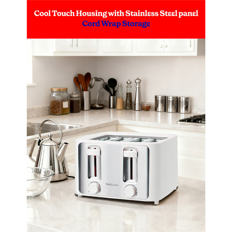Betty Crocker 4-Slice Toaster image number 7