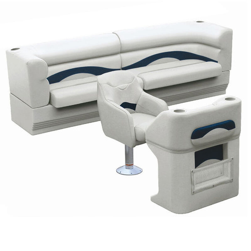 Toonmate Premium Pontoon Furniture Package, Complete Classic Rear Seat Group image number 12
