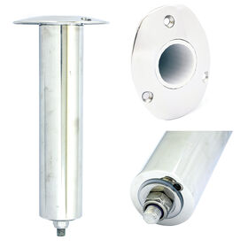 Tigress 3-Hole Oval Head Swivel-Base 0&deg; Rod Holder, 10-1/2"L