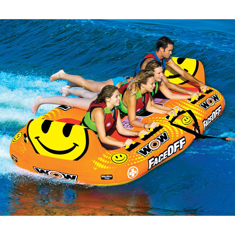 Wow Faceoff 4-Person Towable Tube image number 5