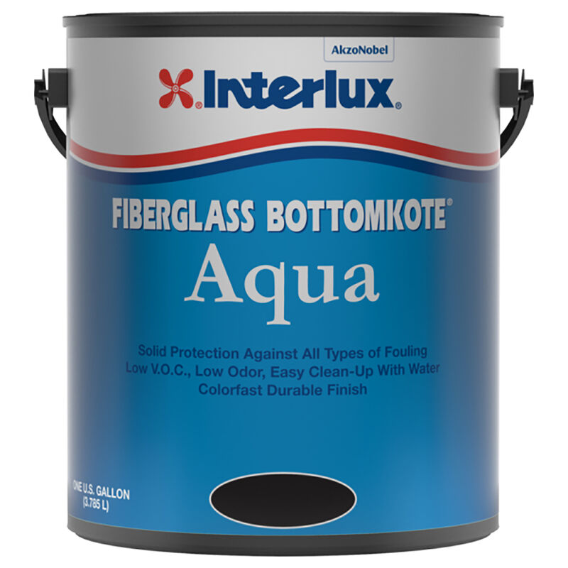 Interlux Fiberglass Bottomkote Aqua, 3 Gallons image number 1