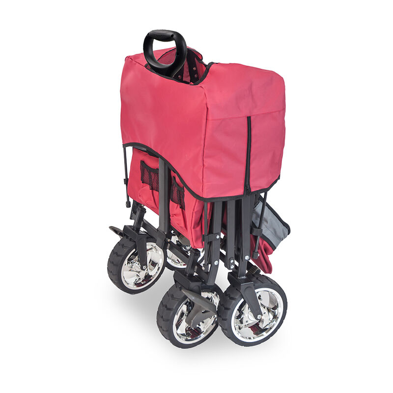 Wonderfold Outdoor S4 Push and Pull Premium Utility Folding Wagon with Canopy image number 33