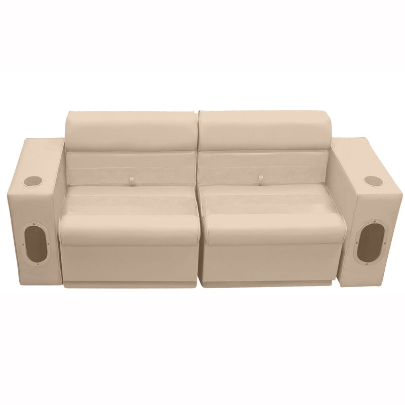 Deluxe Pontoon Furniture w/Toe Kick Base - Front Group 5 Package, Sand image number 1