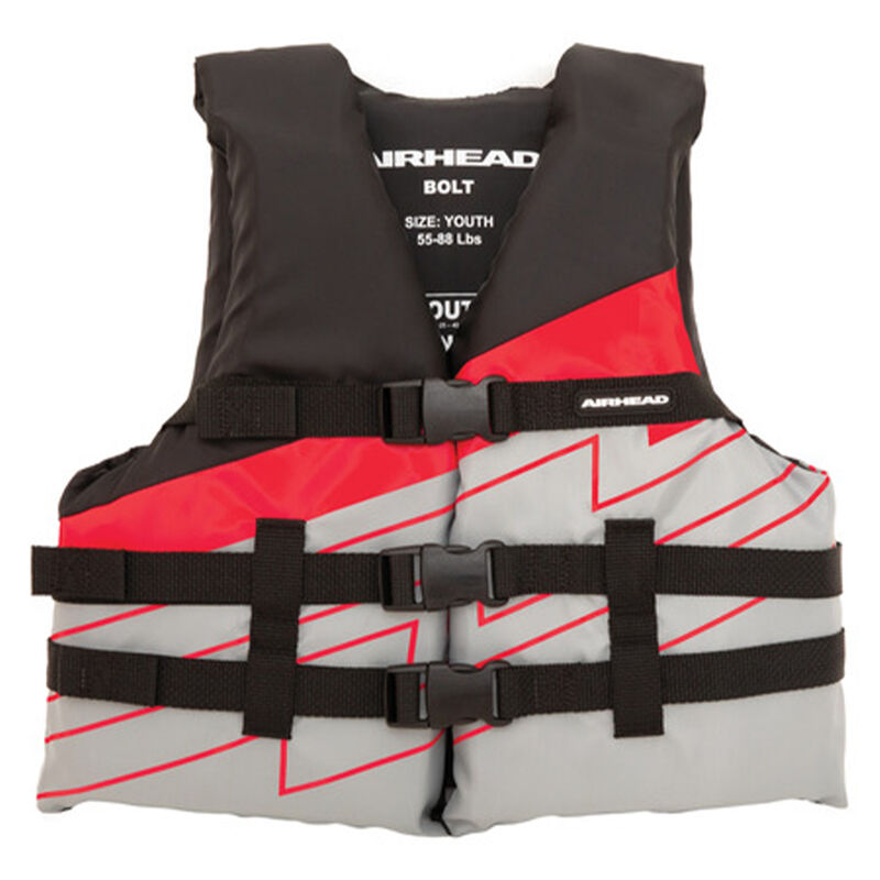 Airhead Youth Bolt 4-Buckle Life Vest image number 1