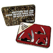 Old Timer Limited Edition 3-Piece Folding Knife Set