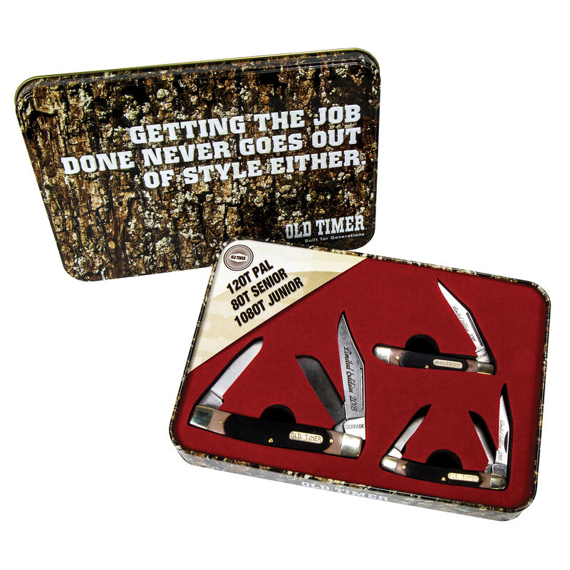 Old Timer Limited Edition 3-Piece Folding Knife Set image number 1