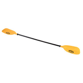 Crooked Creek Symmetrical Kayak Paddle in bright yellow