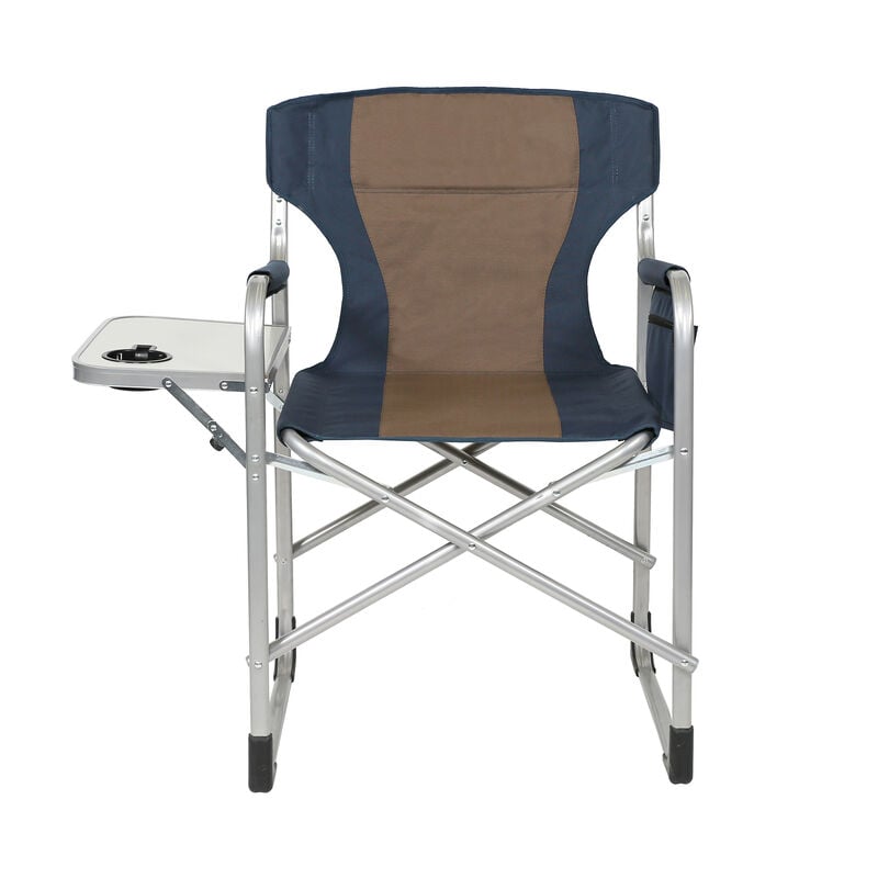 Venture Forward Director's Chair, Navy/Brown image number 1