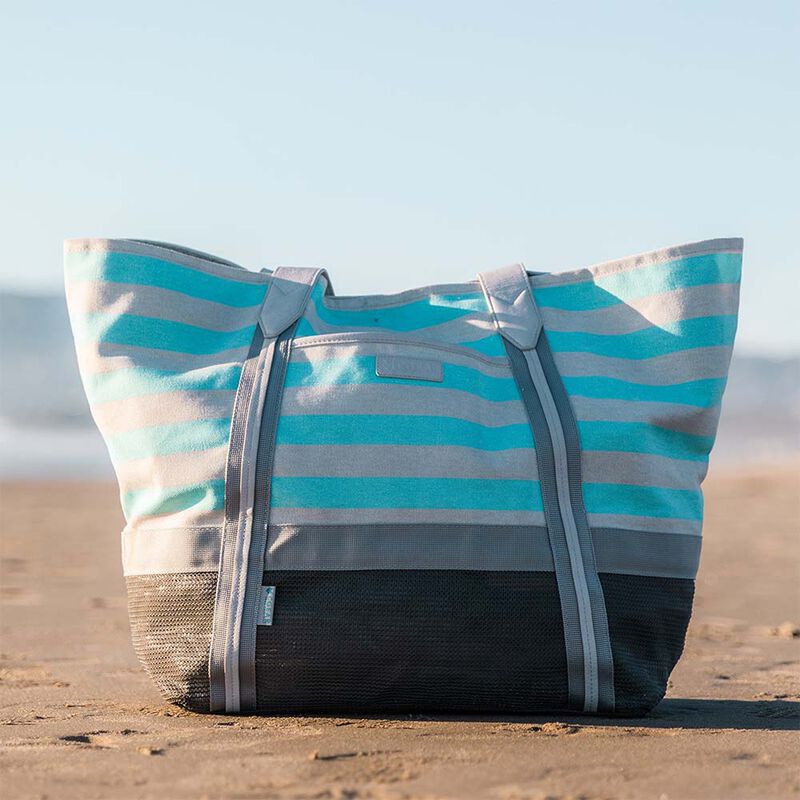 CGEAR Sand-Free Tote IV, Grey Stripe image number 6