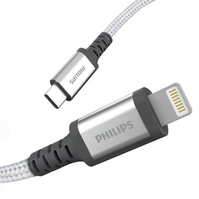 Philips Premium USB-C to Lightning Charging Cable, 6'