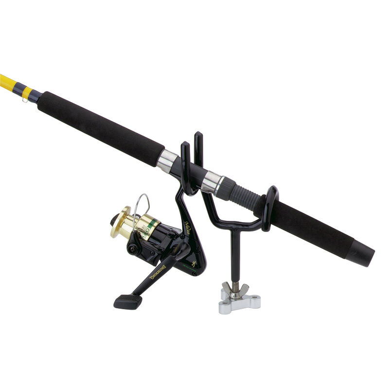 Attwood Sure Grip Steel Drifting/Trolling Fishing Rod Holder, 4" stem, 25&deg; angle image number 1