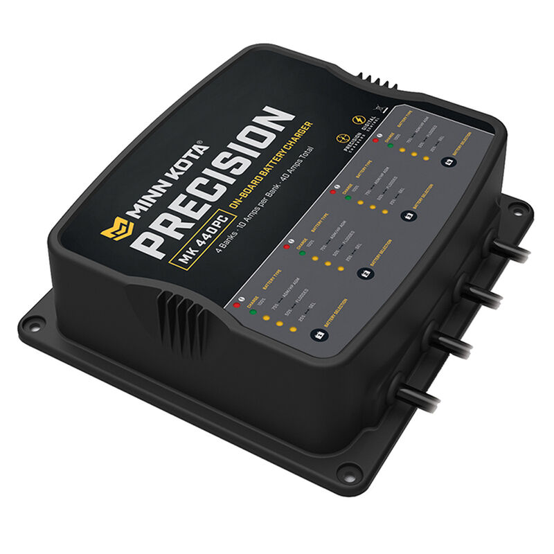 Minn Kota On-Board Precision Charger, 4 bank, 10 amp image number 1