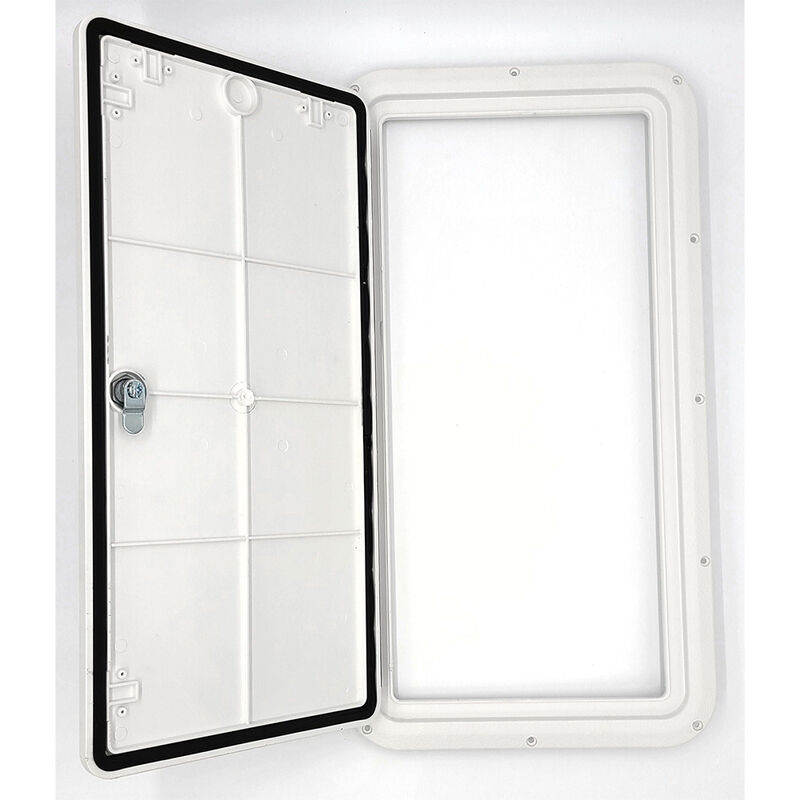 DPI Marine 13 in x 24 in Vertical Series Hatch, Polar White image number 2