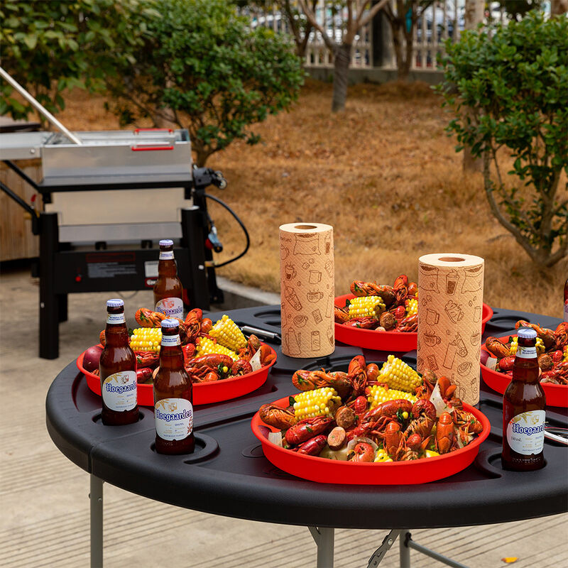 Royal Gourmet Creole Feast Foldable 47in Crawfish/Camping Table image number 8