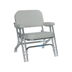 Overton's Boat Deck Chair, White