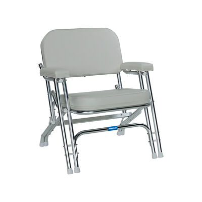 Overton's Boat Deck Chair, White