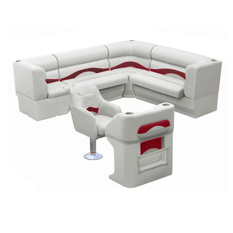 Toonmate Premium Pontoon Furniture Package, Complete Rear L Group image number 14