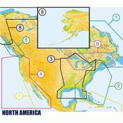 C-MAP MAX Wide Map, US West Coast And Hawaii, NA-MO24