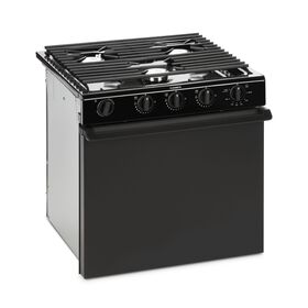 Dometic R31 21" 3-Burner Oven Range, Black, Wire Grate