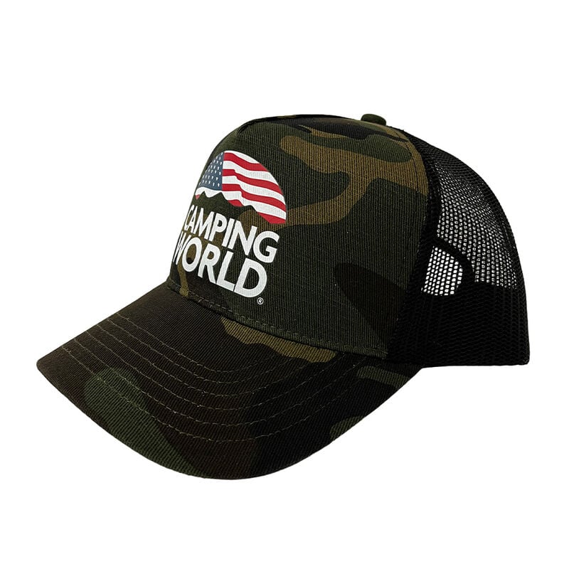 Camping World Camo Trucker Hat image number 2