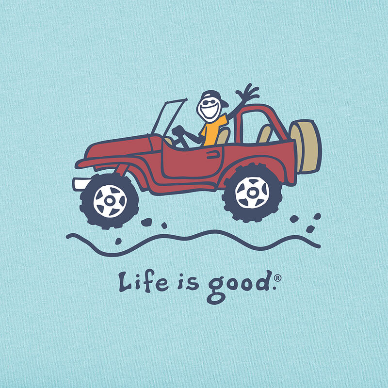 Life Is Good Men's Vintage Off-Road Jake Short-Sleeve Crusher Tee image number 6