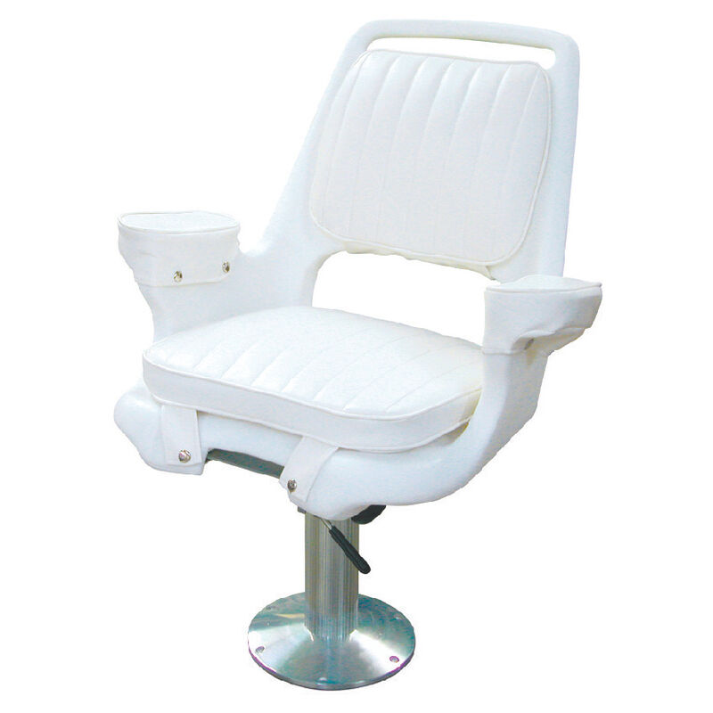 Wise Offshore Extra-Wide Captain's Chair with Pedestal image number 1